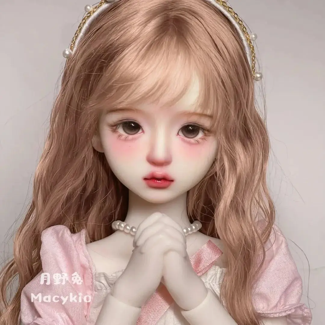 New SD BJD doll 1/4 beautiful girl linglan gentle temperament high quality resin toy gift angel dolls in offers  Free shipping