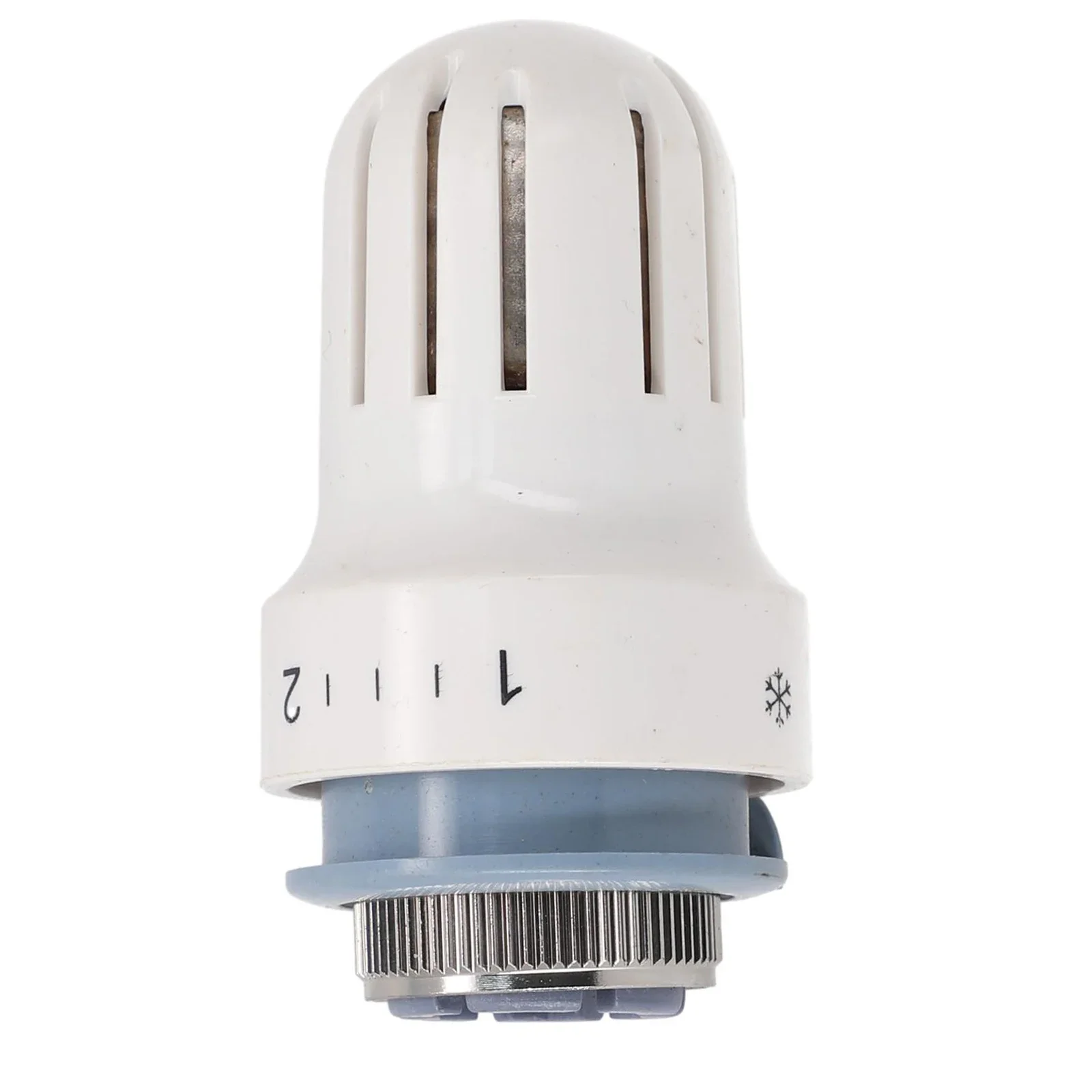 1pcs Radiator Valve Head Heater 8.7cmX3.4cm M30x1.5 Threaded Plastic Radiator Thermostatic White With Frost Protection