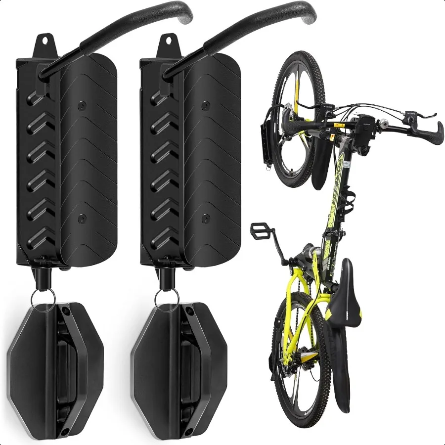 

INNO STAGE 2Pack Swivel Bike Wall Mount Rack Heavy Duty Bike Rack Garage Bike Rack Indoor Bike Rack Solution Bike Wall Hanger H