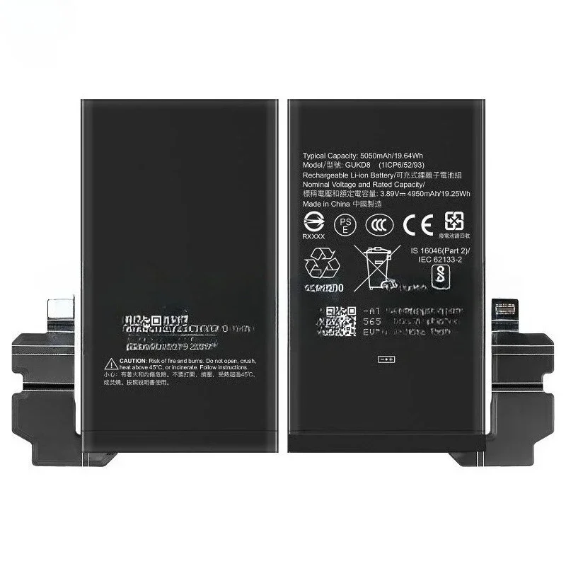 GUKD8 5050mAh Battery  for HTC Pixel8 Pro Mobile Phone Replacement Battery for Google Pixel 8 Pro High Quality Batteries