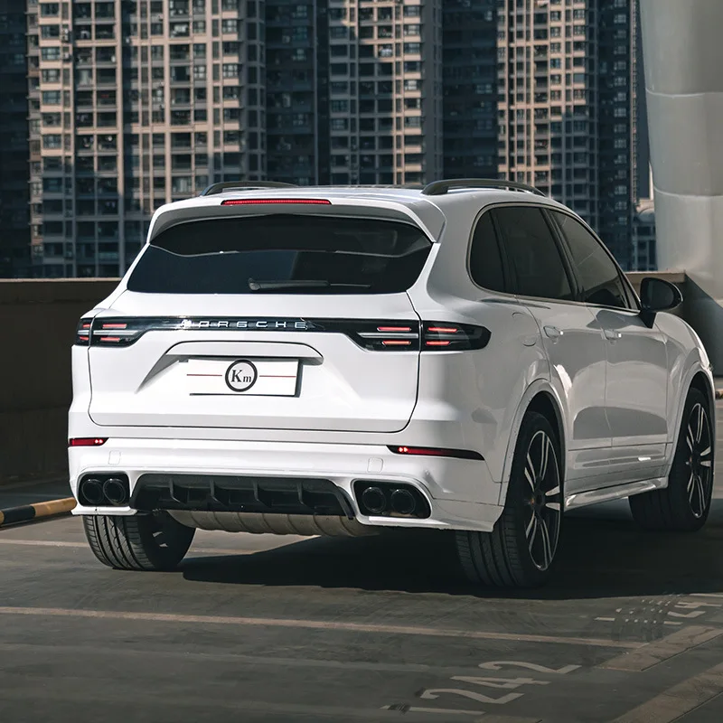 Applicable To 11-14 Porsche Cayenne 958.1 Old And New Upgraded 9Y0.1 Turbo Front And Rear Bar Surround Kit