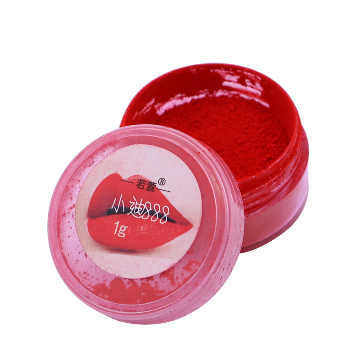 Bricolage rouge à lèvres poudre Pigments brillant formule naturelle sûre pour les lèvres paupières mettre en évidence le maquillage matière première couleur des lèvres