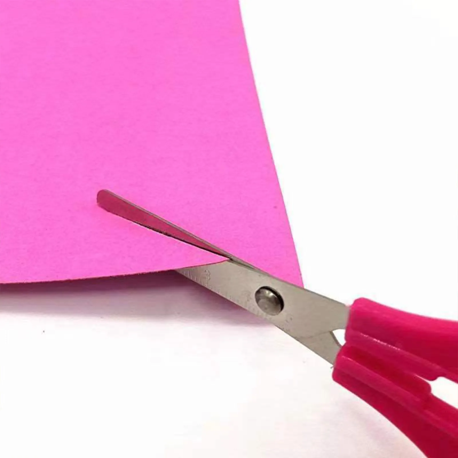 Nożyczki plastikowe DIY do rękodzieła, wycinania z papieru, do przedszkola, dla projektantów, artykuły papiernicze, trwałe, małe i przenośne, solidne.