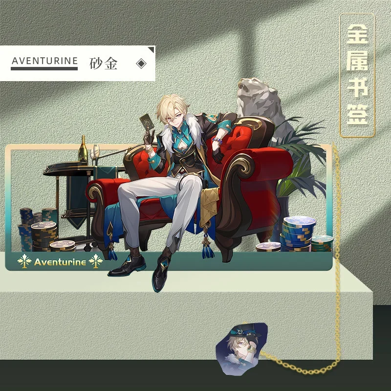 Honkai חם: כוכב רכבת גחלילי ו trailblazer תמונה מתכת חלול סימניה סגנון סין סימניה סימניה סימניה עבור ספר cosplay תג cosplay