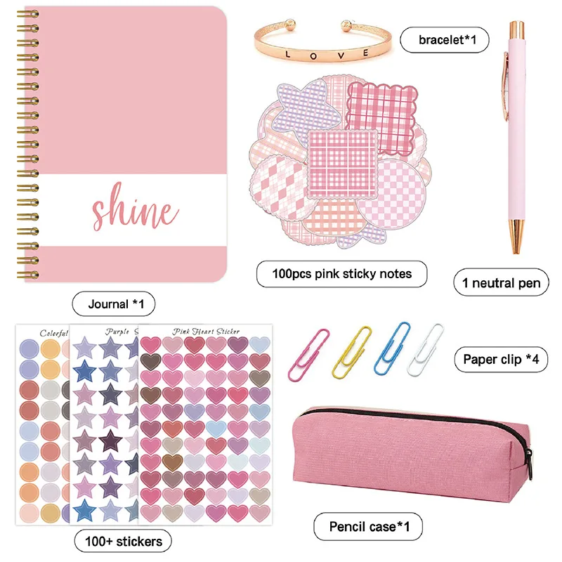 DIY Journal Kit 2-Pack For Girls 8-14 - Art & Craft Supplies With Stickers, Pens & Accessories