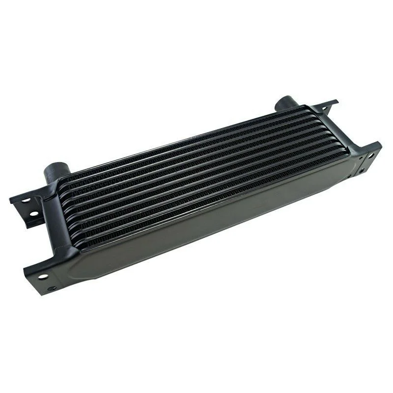 

Aluminum Radiator 10 Rows British Type Car Engine Oil Cooler Cooling Radiator Replacement Universal Cooler Black