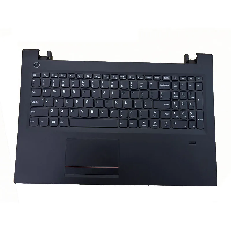 

Б/у корпус C, упор для рук, США, клавиатура с отпечатками пальцев 5CB0M31795 для Lenovo E52-80 V510-15, черный цвет