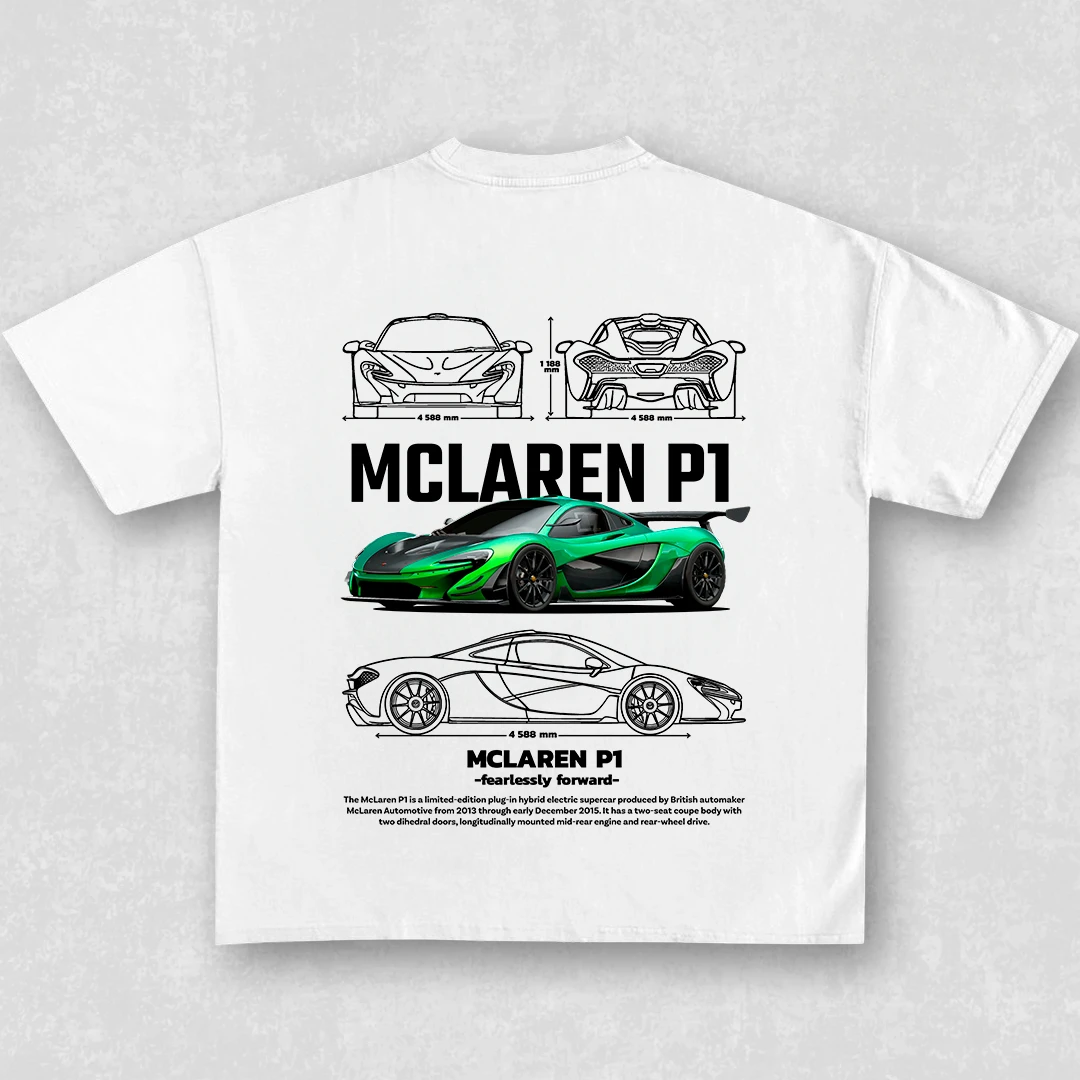 Template Mclaren P1 Car T Shirt Men Mens Clothing  Sexmachine Tentacles One Direction Y2k T-shirts for Men Tiki