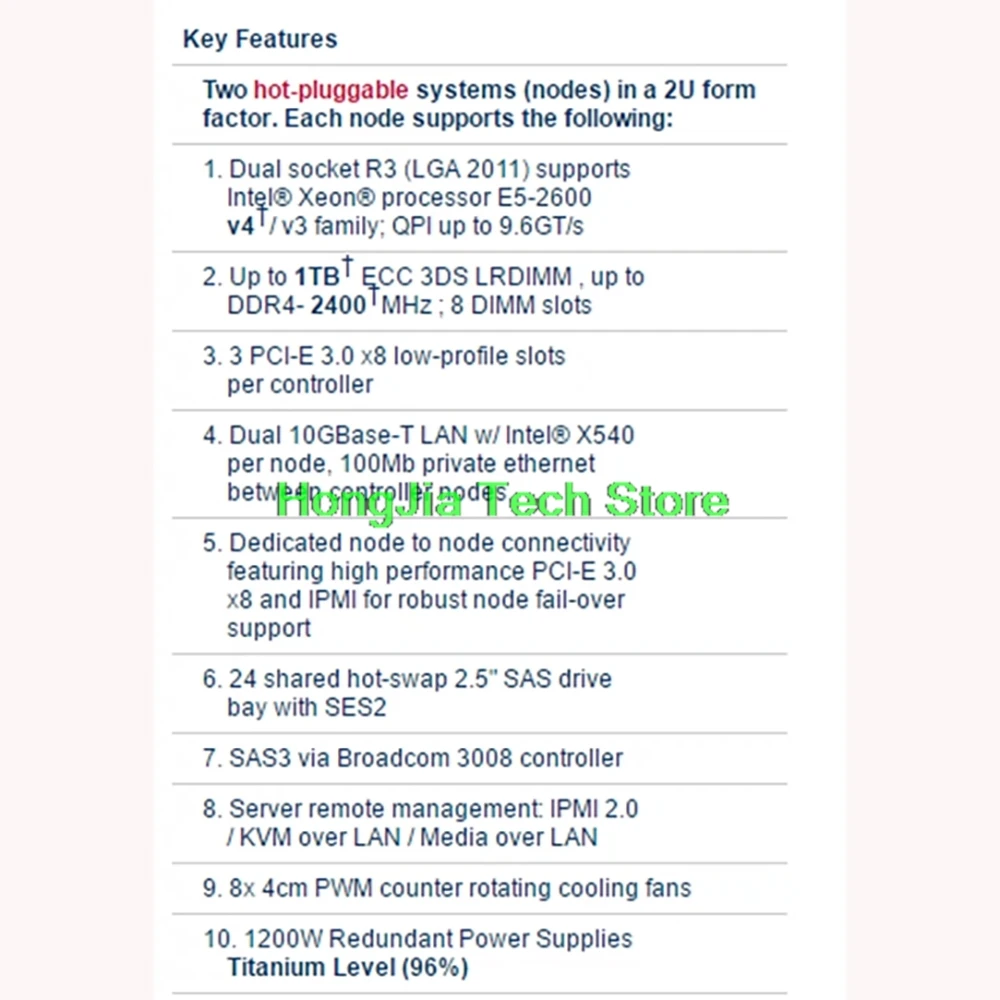 X10DRS-2U For Supermicro Dual Channel Motherboard DDR4