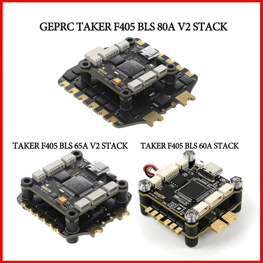 

GEPRC TAKER F405 BLS 80A/65A/60A STACK for FPV Drone Assembly Accessories for Air Unit