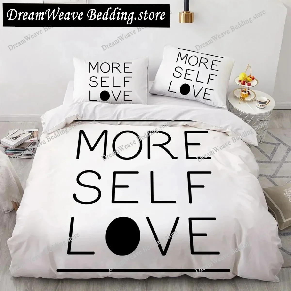 

Letter Queen Crown Bedding Set Duvet Cover 3d Bedding Fashion Design Decoration King Duvet Cover Set Double Bed Set Bedding Sets