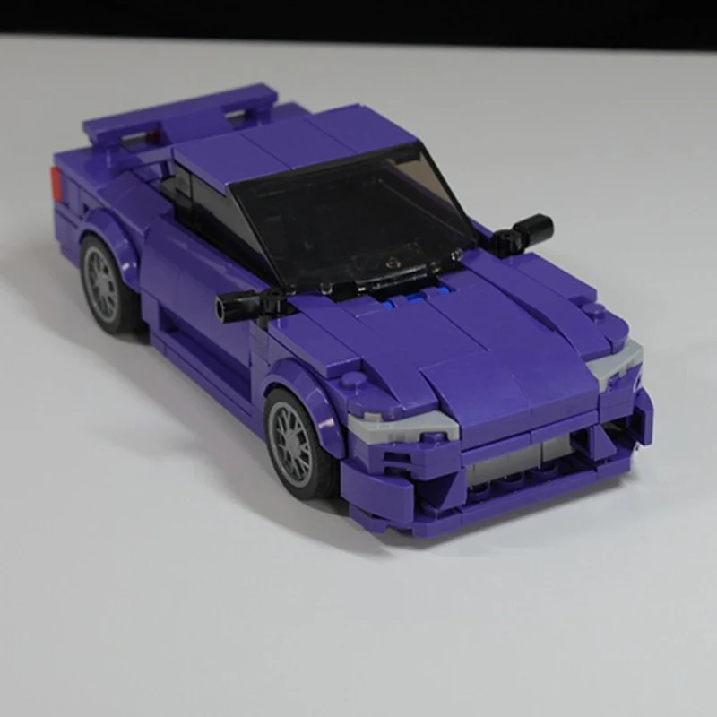 

Speed Racing Car Model MOC Building Bricks S15 Top Tier Sports Car Modular Technology Children Holiday Gifts Assemble Toys Suit