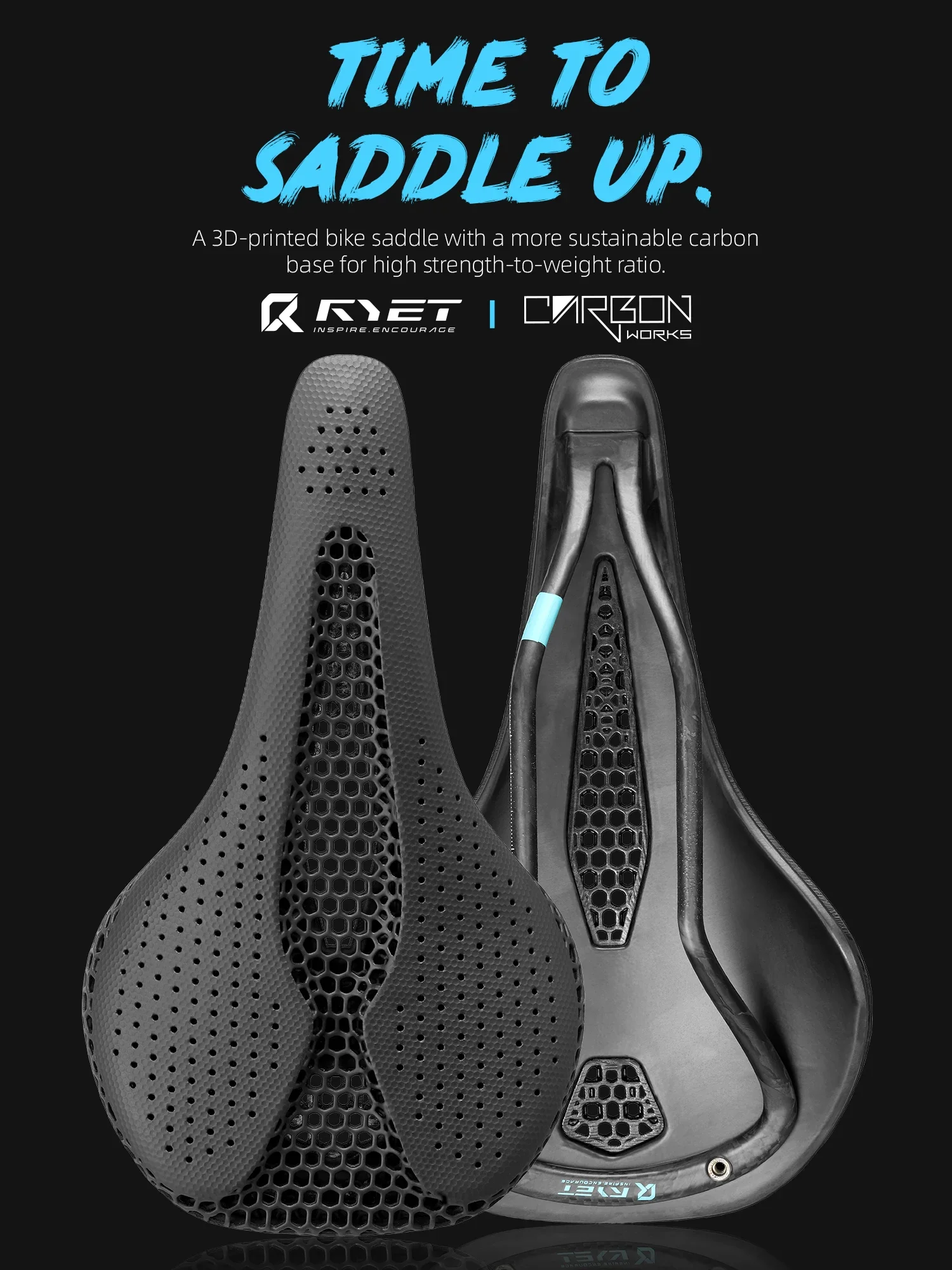 AliExpress Lexon RYET Full Carbon 3D Printed Bike Saddle 245x143mm 162g 7x9mm Rail MTB Gravel Road Wide Bicycle Seat Bike Accessories