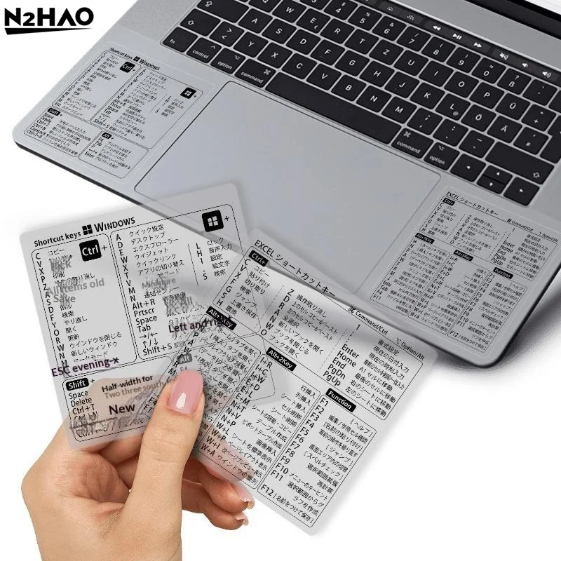 New Japanese Language Shortcut Cheat Sheet Stickers For Windows Excel Daily Office Work
