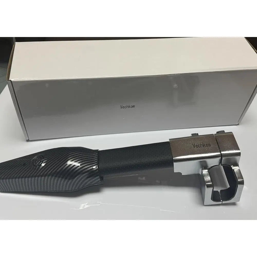 Steering Wheel Lock Anti-Theft Device with Alarm Security Car Anti Theft Safety Lock Retractable Protection T-Lock