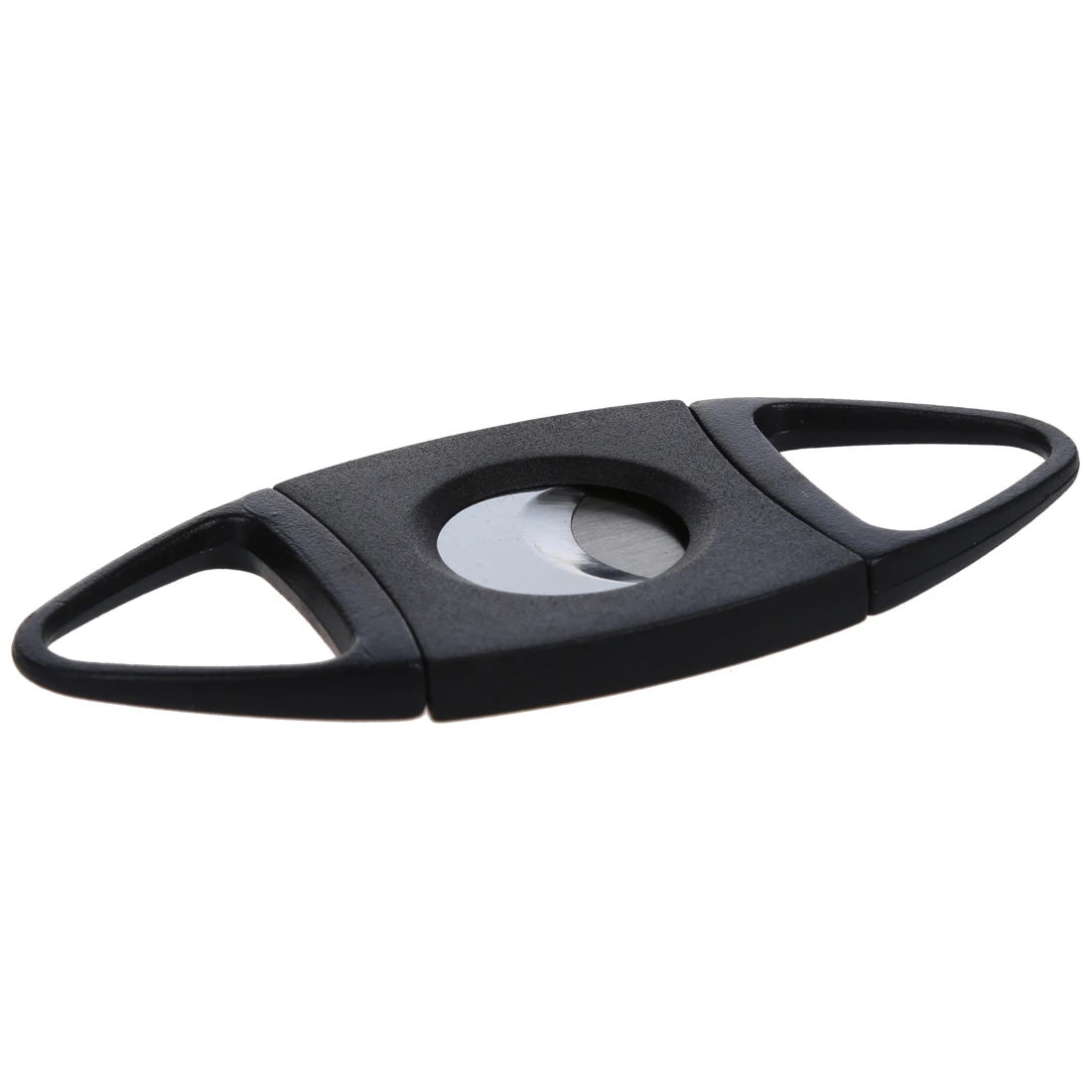 ABZT Pocket Stainless Steel Cigar Cutter Double Blades Knife Scissors Tobacco Gift