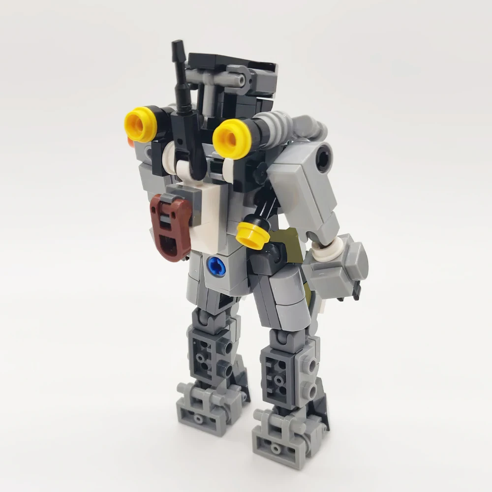 Juego Brickheadz traje de respuesta rápida, Kit de bloques de construcción, Robot Mecha, figura de personaje, modelo de ladrillo, juguete DIY para niños, regalo de cumpleaños