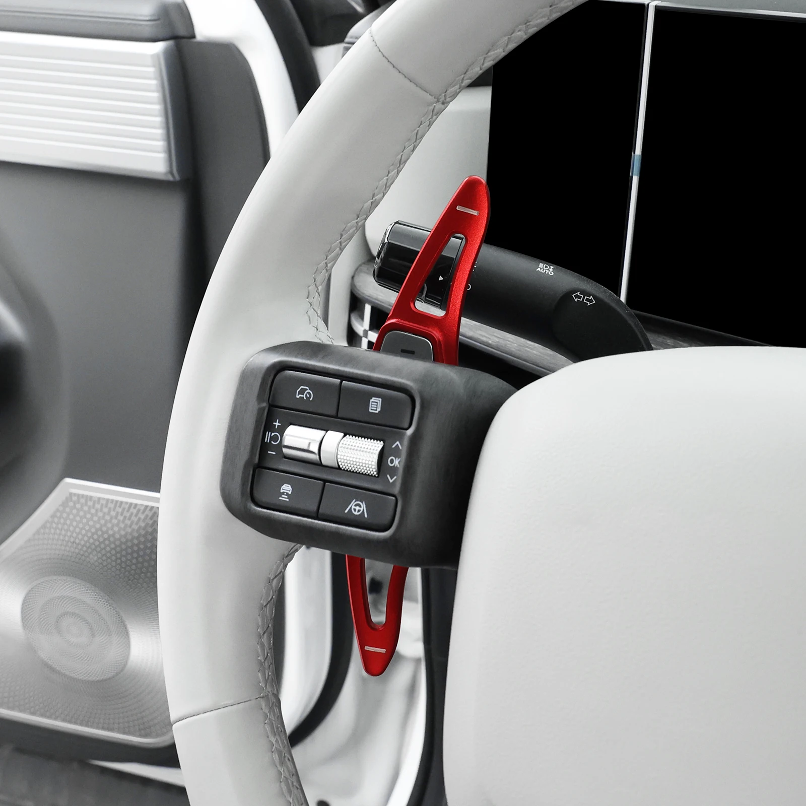 

Car Steering wheel Paddle Shifters Aluminum Shift Paddle For Hyundai Palisade 2026 Extend DSG Stickers Car Styling