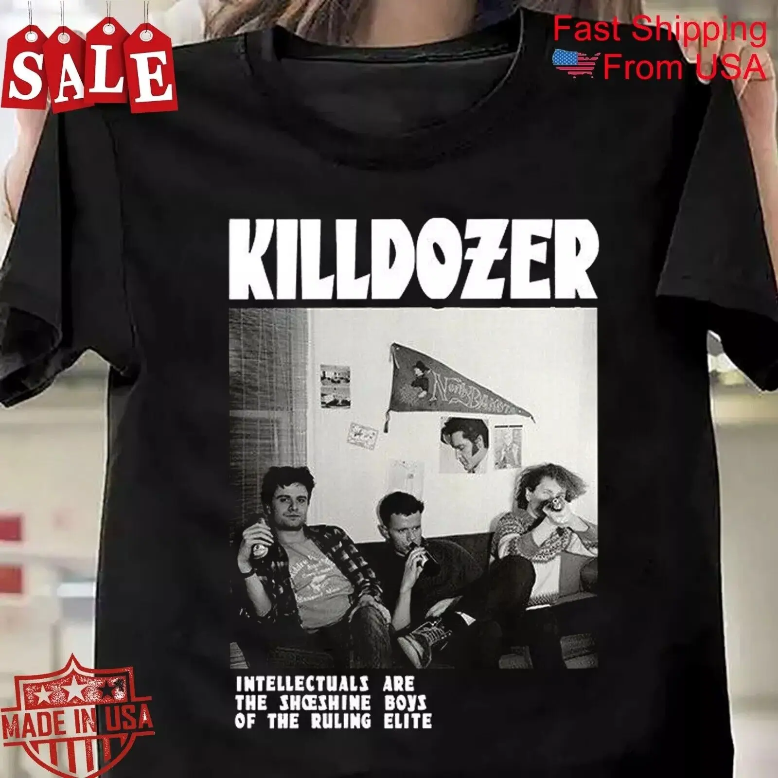 Killdozer Intellectuals Gift For Fans Unisex retro for fan tshirt hot hot