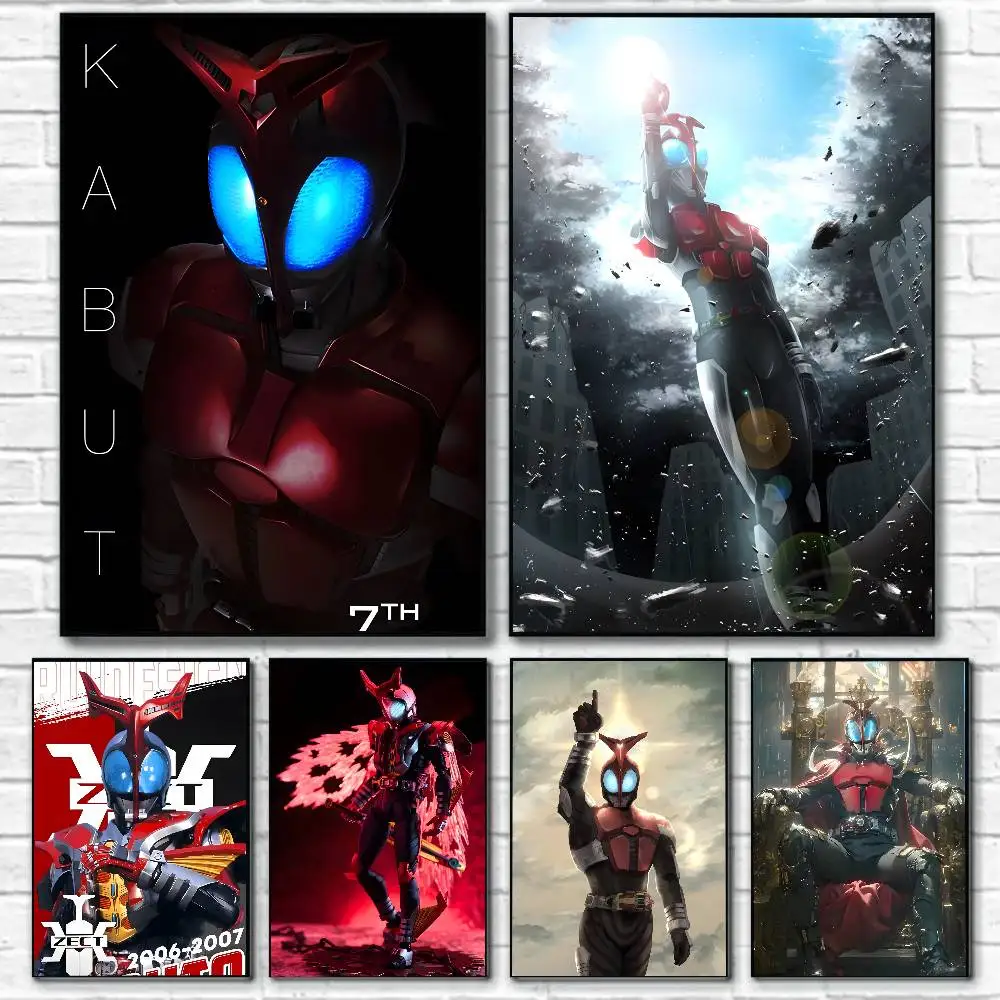 F-Kamen Rider K-Kabuto-Póster Popular, pintura en lienzo, póster con impresiones, decoración para el hogar, dormitorio, sala de estar, regalo
