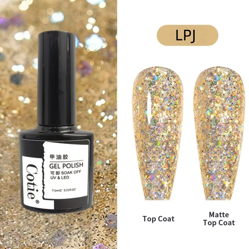 Set di smalti gel natalizi a 6 colori, tono champagne verde, rosso, glitter argento, perfetto per le vacanze autunnali di Capodanno