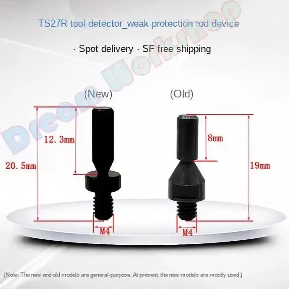 Renishaw TS27R Weak Protection Rod, Collision Rod, Ceramic Square Probe, Five-direction Tool Setting Instrument, A-5003-5171