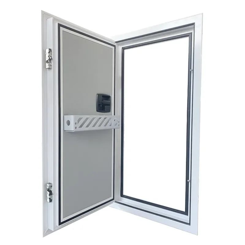 Aluminum Alloy RV Motorhome Caravan Off-road Door with Double Point Safety Lock for TONGFA Without Window