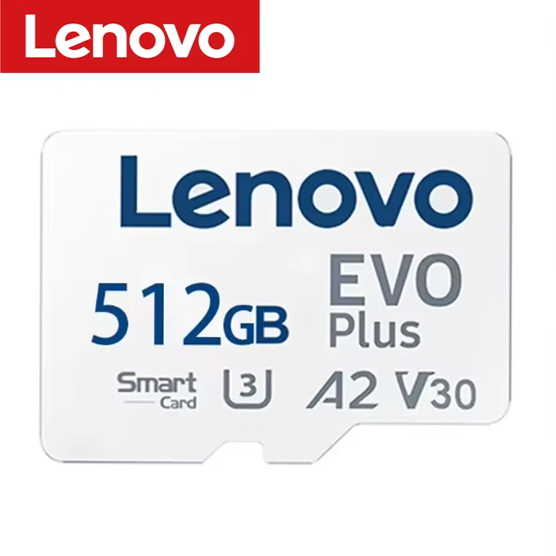 Lenovo 2026 Hochgeschwindigkeits-Micro-TF-SD-Karte Speicherkarte 512GB 256GB Klasse 10 TF-Flash für Drohne iPhone Auto-Kamera Cartao De Memoria