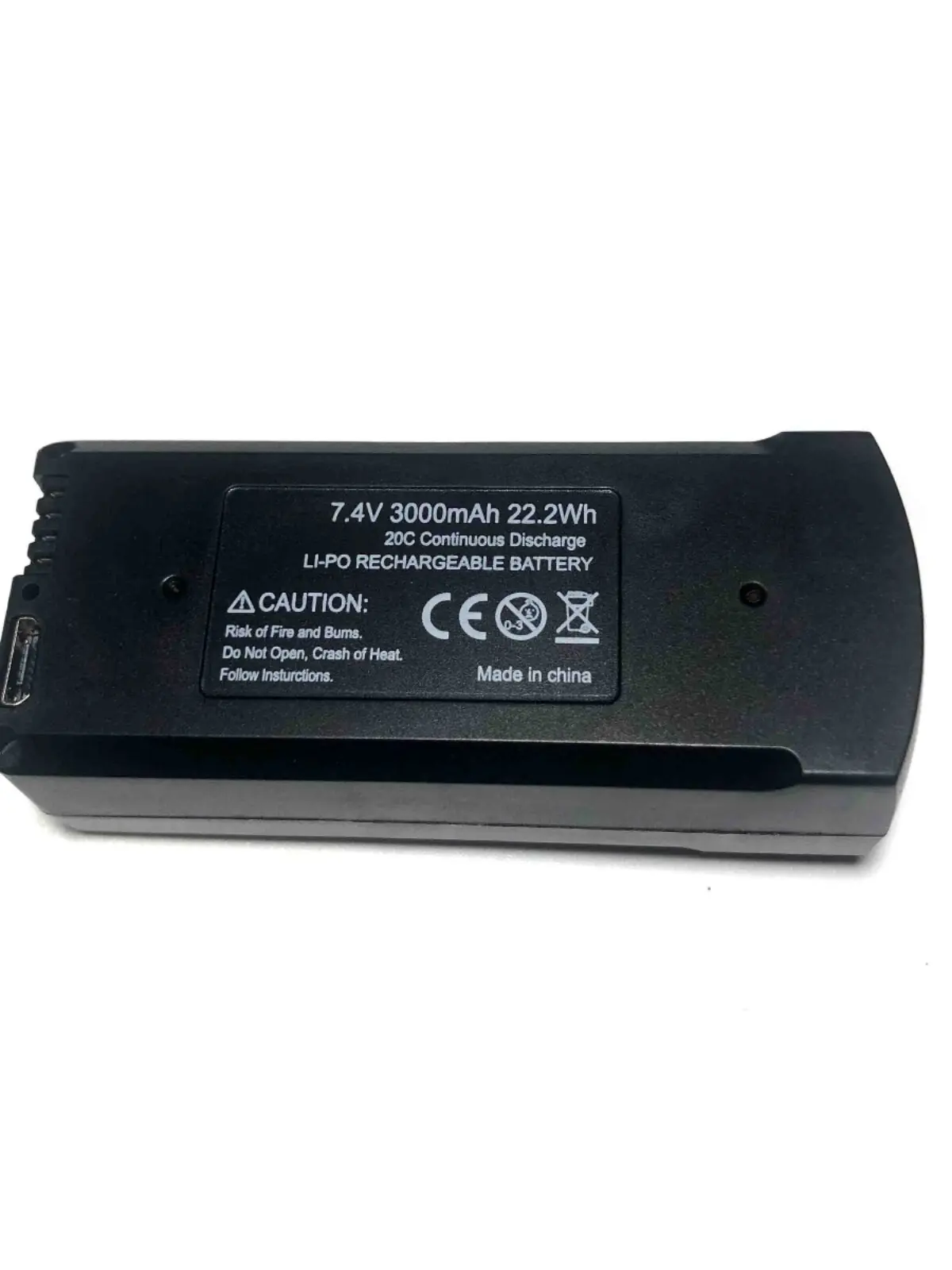 Batteria da 7.4V 3000mAh per V198 MAX PRO per V198 8K GPS RC Quadcopter per V198PRO Batteria di ricambio per drone Parti di droni