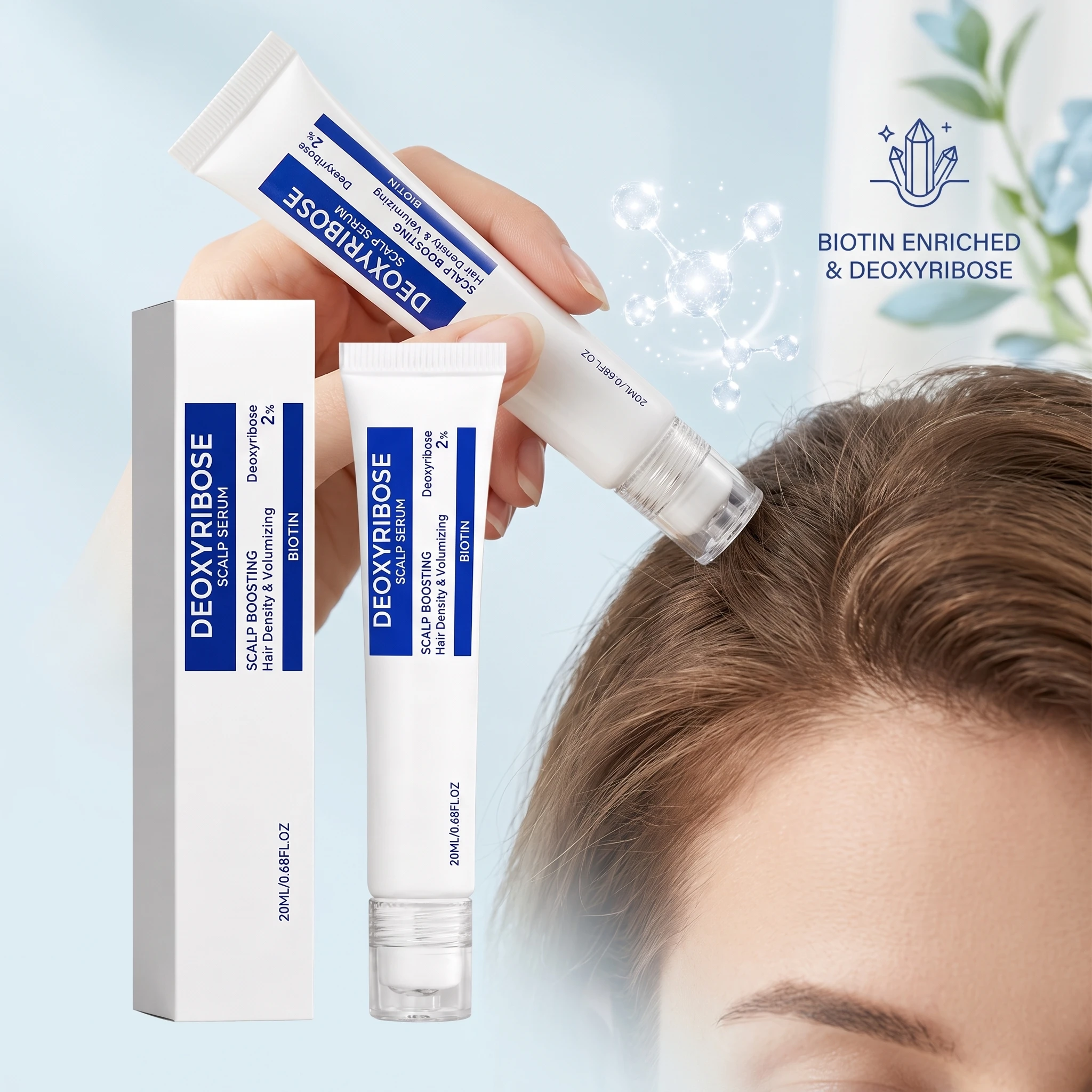 Scalp Serum with Deoxyribose Activate Hair Follicle Make Fuller-Looking Hair Deep Scalp Strengthen Care Korean Hair Care Essence