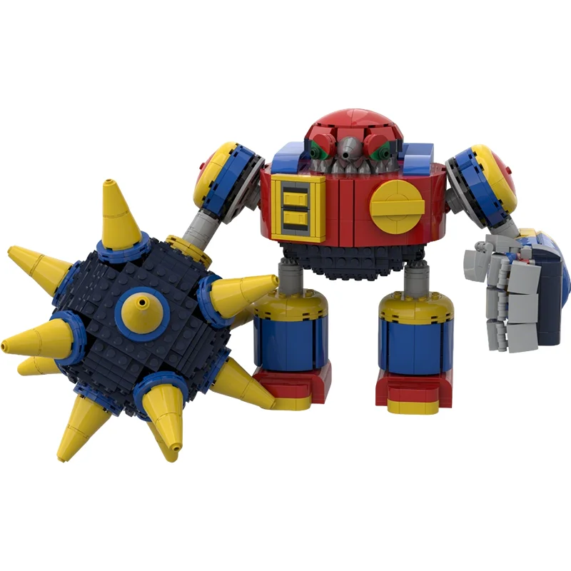 1458pcs MOC 에그 브레이커 소닉 헤지호그 모델 빌딩 장난감 블록 건설 크리스마스 선물 아이디어 창의적 교육용 브릭