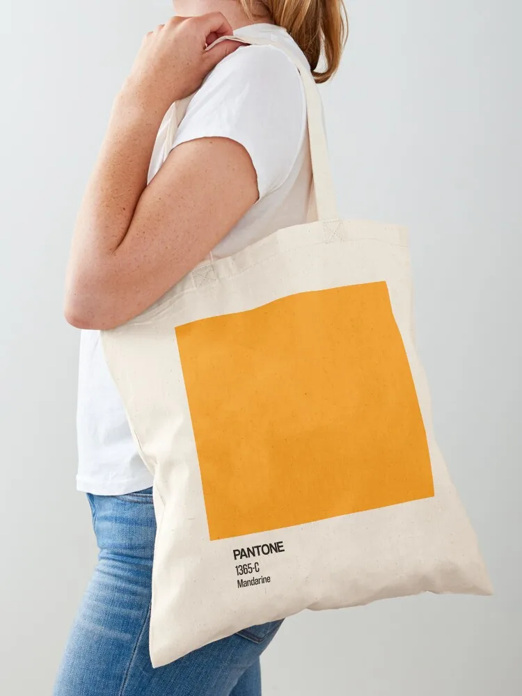 

Pantone - Mandarine Tote Bag Cloth bags canvas tote Shopper handbag bags luxury women
