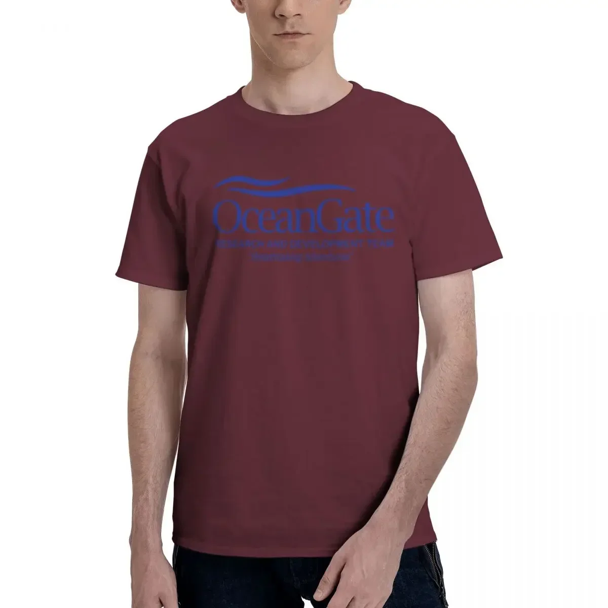 T Shirt Graphic Y2K Clothing Oceangate Submarines Research And Development Team Trend T Shirt Short Sleeve Unique Men cotton