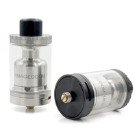 Ohmec RTA Tank 10ml Atomizer 30mm 316SS Top Filling Single Dual Coil Support Adjustable Airflow