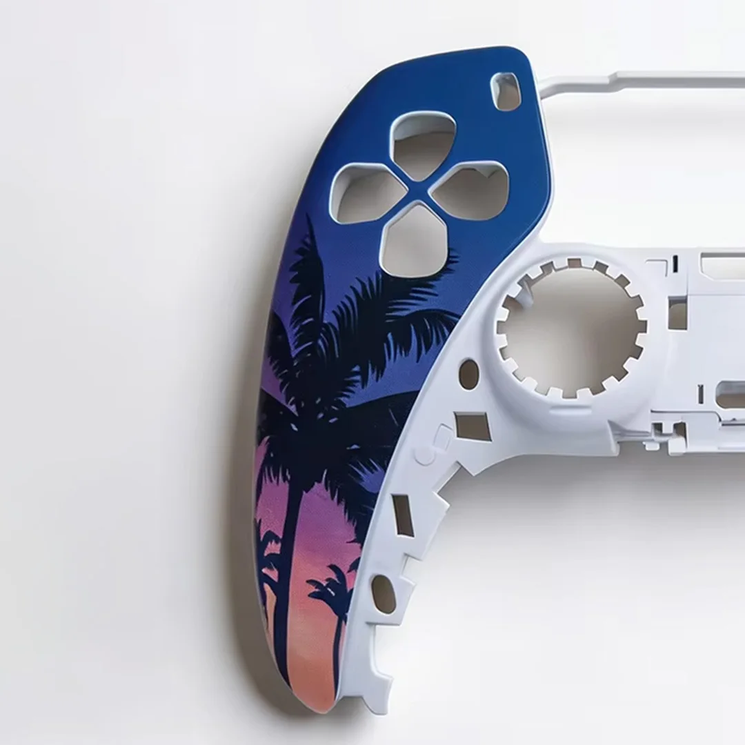 10PCS For PS5 Controller Replacement Shell For GTA Style Faceplate Cover For DualSense Controller For PS5 Replacement Shell Case
