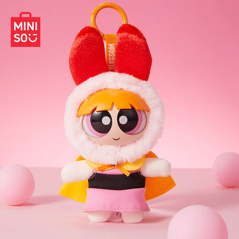 Novo genuíno o powerpuff meninas caixa cega brinquedo pingente boneca anime dos desenhos animados periférico decoração de mesa crianças presente aniversário