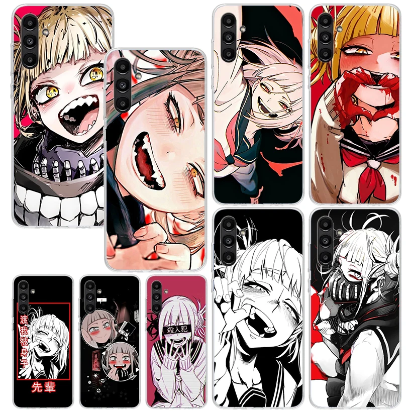 Himiko Toga Waifu Anime MHA Etui na telefon do Samsung Galaxy A15 A25 A35 A55 A14 A24 A34 A54 A13 A23 A33 A53 A12 A22 A32 A52 A05S A