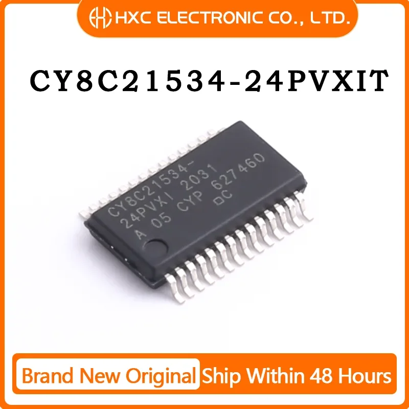 1PCS/5PCS/10PCS/50PCS CY8C21534-24PVXIT IC MCU 8BIT 8KB FLASH 28SSOP Brand New Original IC Chip