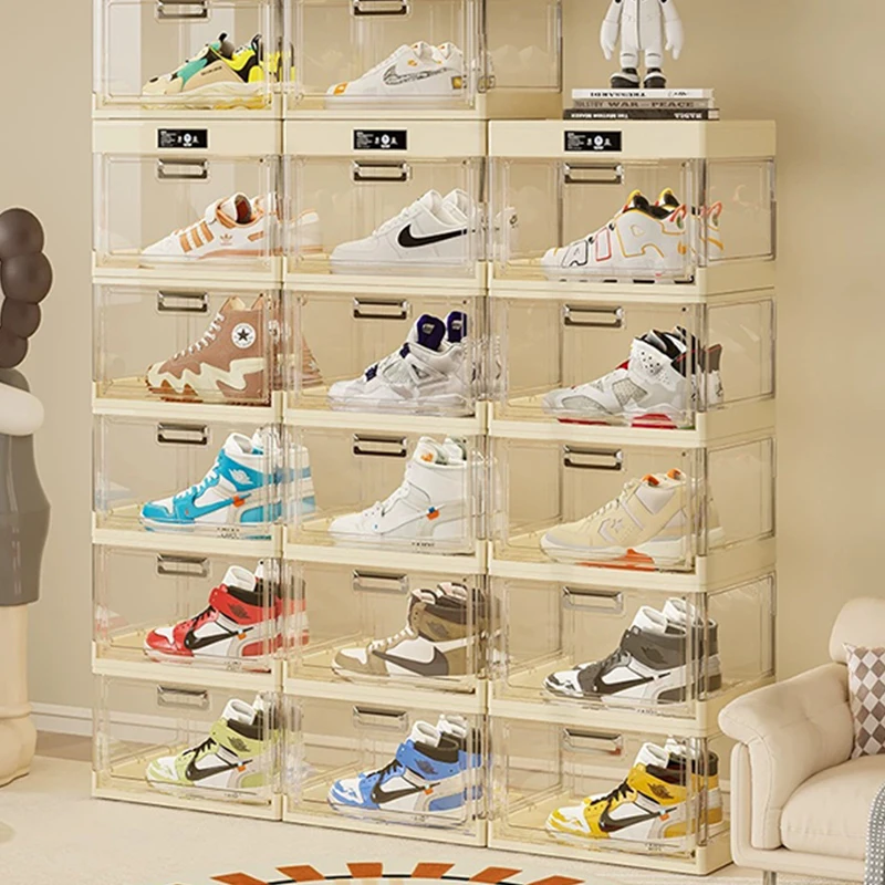 

Умный шкаф для обуви с автоматической сушкой, складная пластиковая коробка для обуви, бесплатная установка