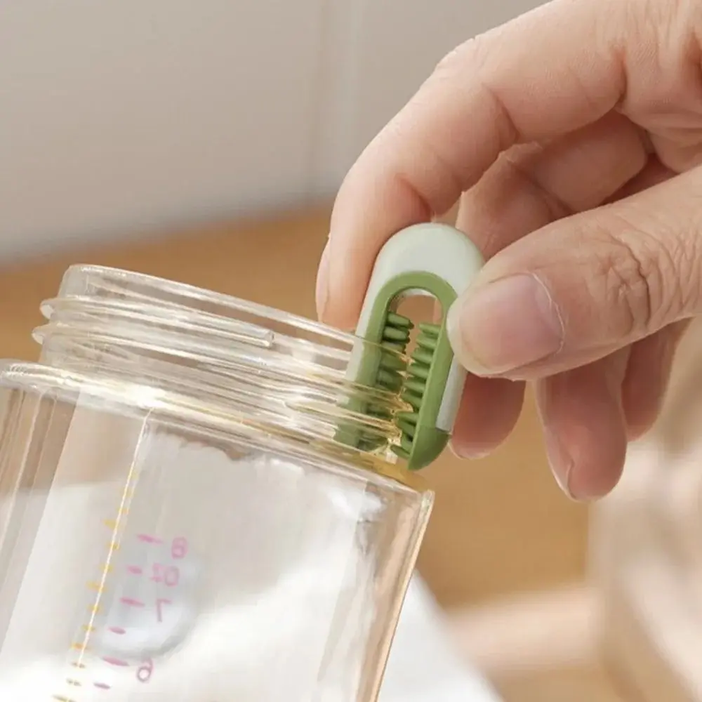 3-in-1 Retractable Cup Brush Foldable No Dead Angle Bottle Cleaning Brush Flexible Long Handle Sponge Bottle Brush