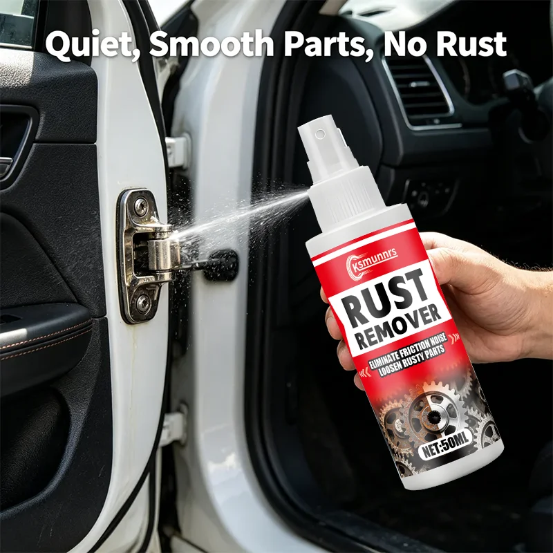 Universal rust remover spray, rust converter spray, metal rust remover, suitable for car parts, tires, rims, and door locks