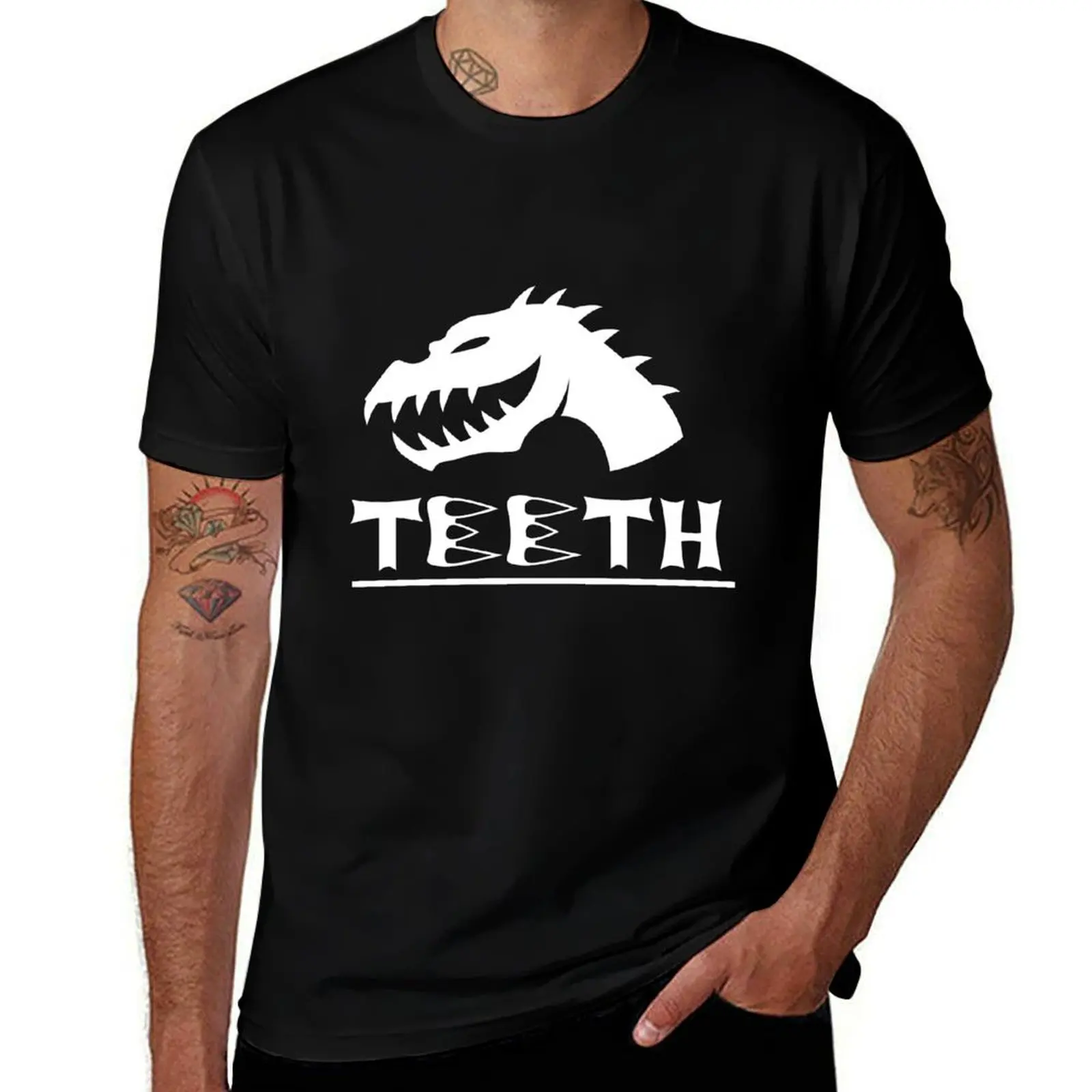 

TEETH Merch T-Shirt t shirts cotton 100% men t shirt cotton 100% T-Shirt