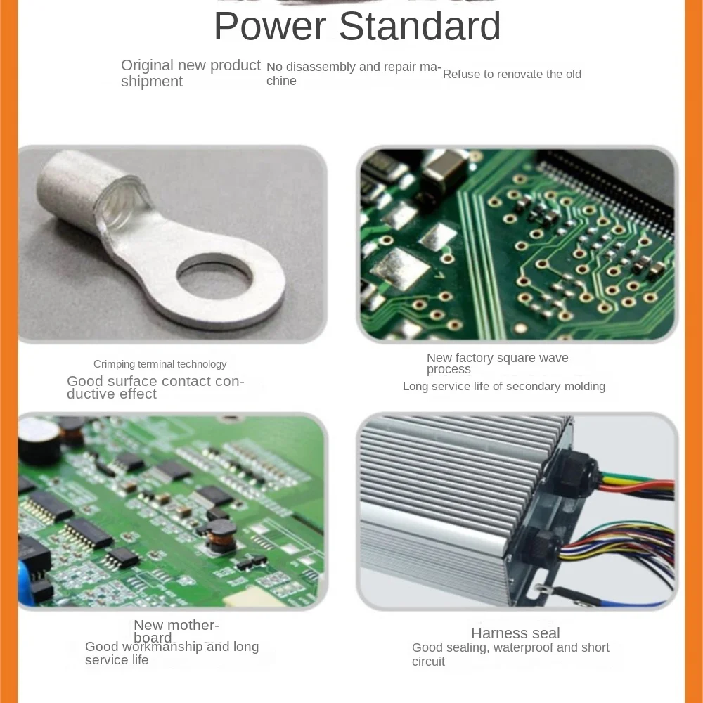 Electric Tricycle Brushless Controller 48V 60V 72V High-power Universal 1500W 1800W 2200W 2500W 3000W 4000W Accessories