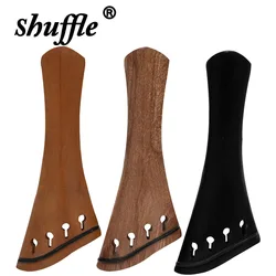 4/4 Violin Bevelled Edge Plate Date Wood Suzuki Ebony Violin Tailpiece Solid Wood No Deformation Violin Replacement Accessories