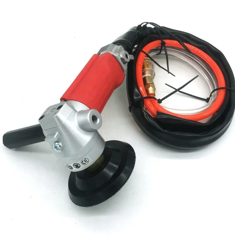 Air wet polisher rear Exhaust pneumatic for stone  polishing