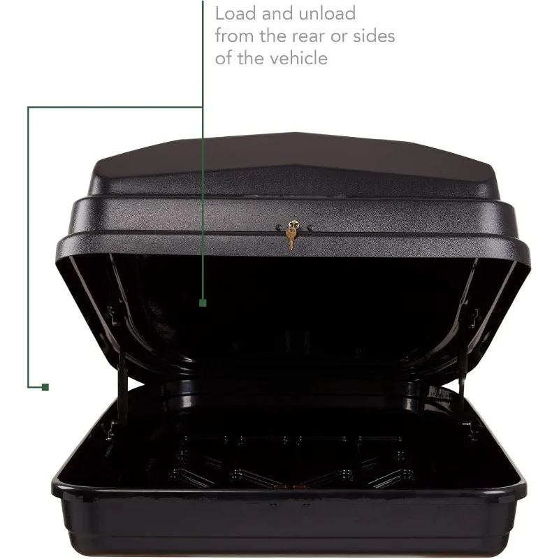 Vista XL Rear Opening Cargo Box,Black Automotive›Exterior Accessories›Cargo Management