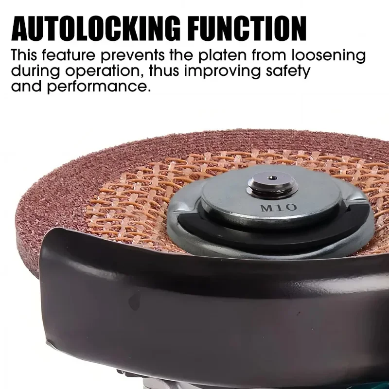 M14/M10 Angle Grinder Locking Nut Self Locking Plate Inner Outer Flange Clamp Quick Release Nut for Bosch Metabo Milwaukee