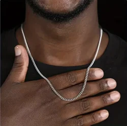 Men's Fashion Necklace Simple  Single Chain Accessories  Stainless Steel father's day gift