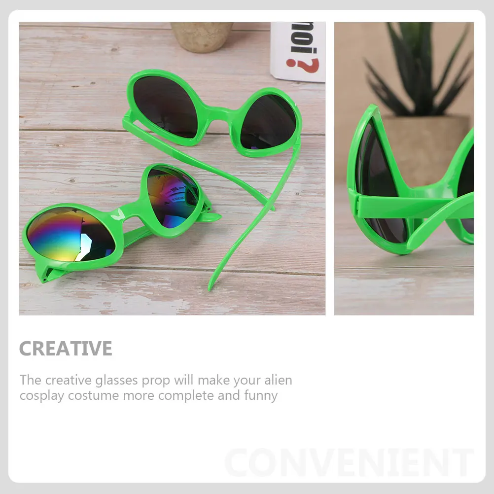 

6pcs Funny Glasses Alien Stylish Plastic Sunglasses Carnival Party Accessories Summer Eyewear Photoshoot Props