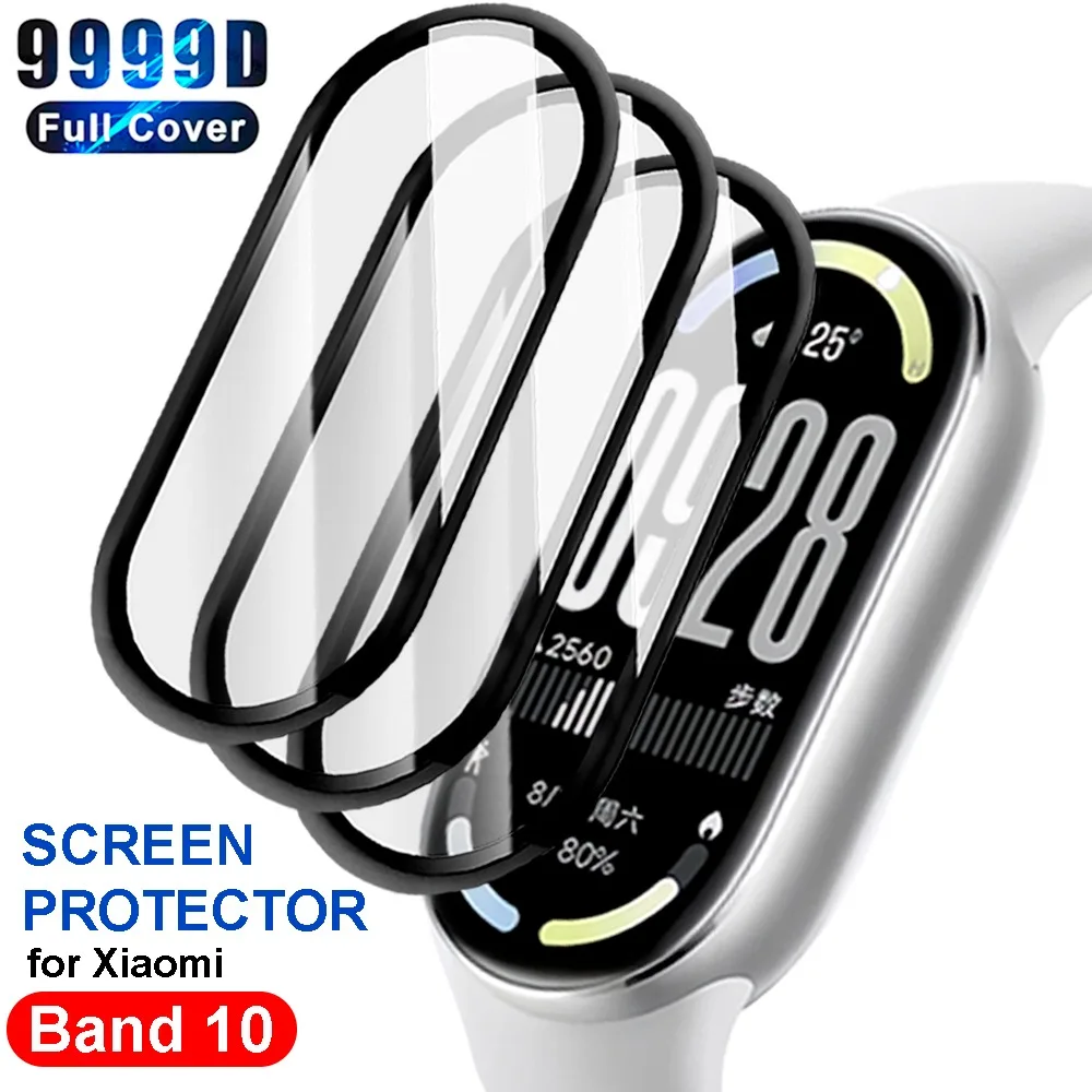 

1-5PCS Soft Films Screen Protector for Xiaomi Band 10 HD Anti-Scratch Full Coverage Protective Film for Xiaomi Band 10 Not Glass